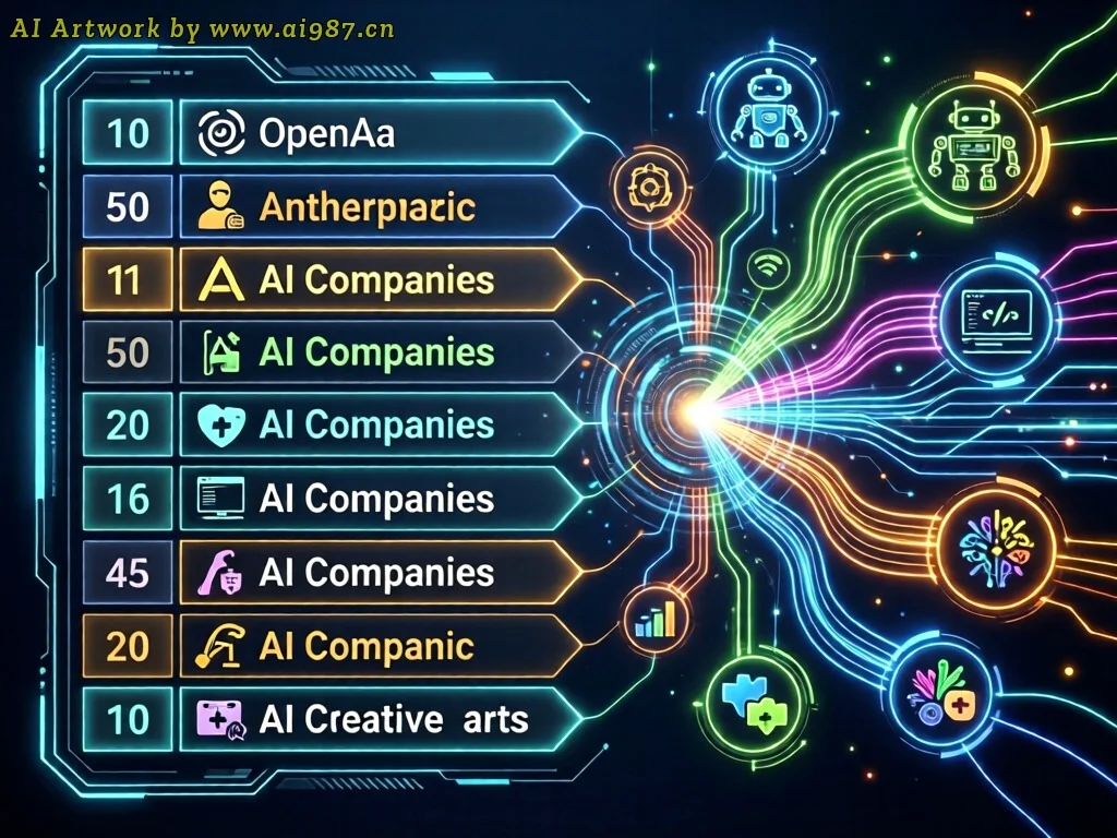 福布斯发布2026年AI 50强榜单 OpenAI与Anthropic占据主导地位