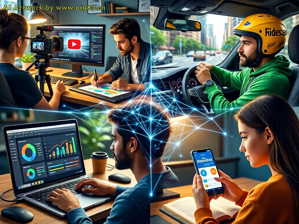 网络创业副业趋势观察：从零技能到全职收入的多元路径