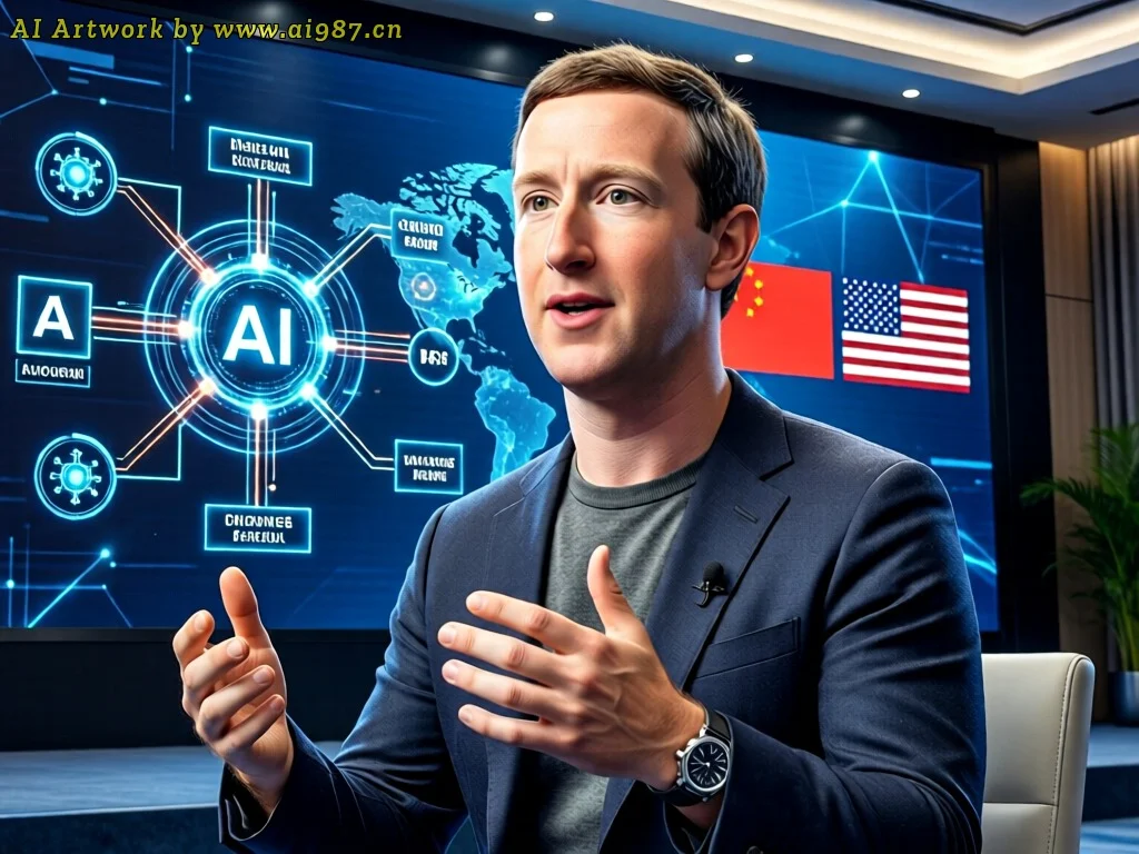 扎克伯格吁降低开源AI门槛 应对中国竞争